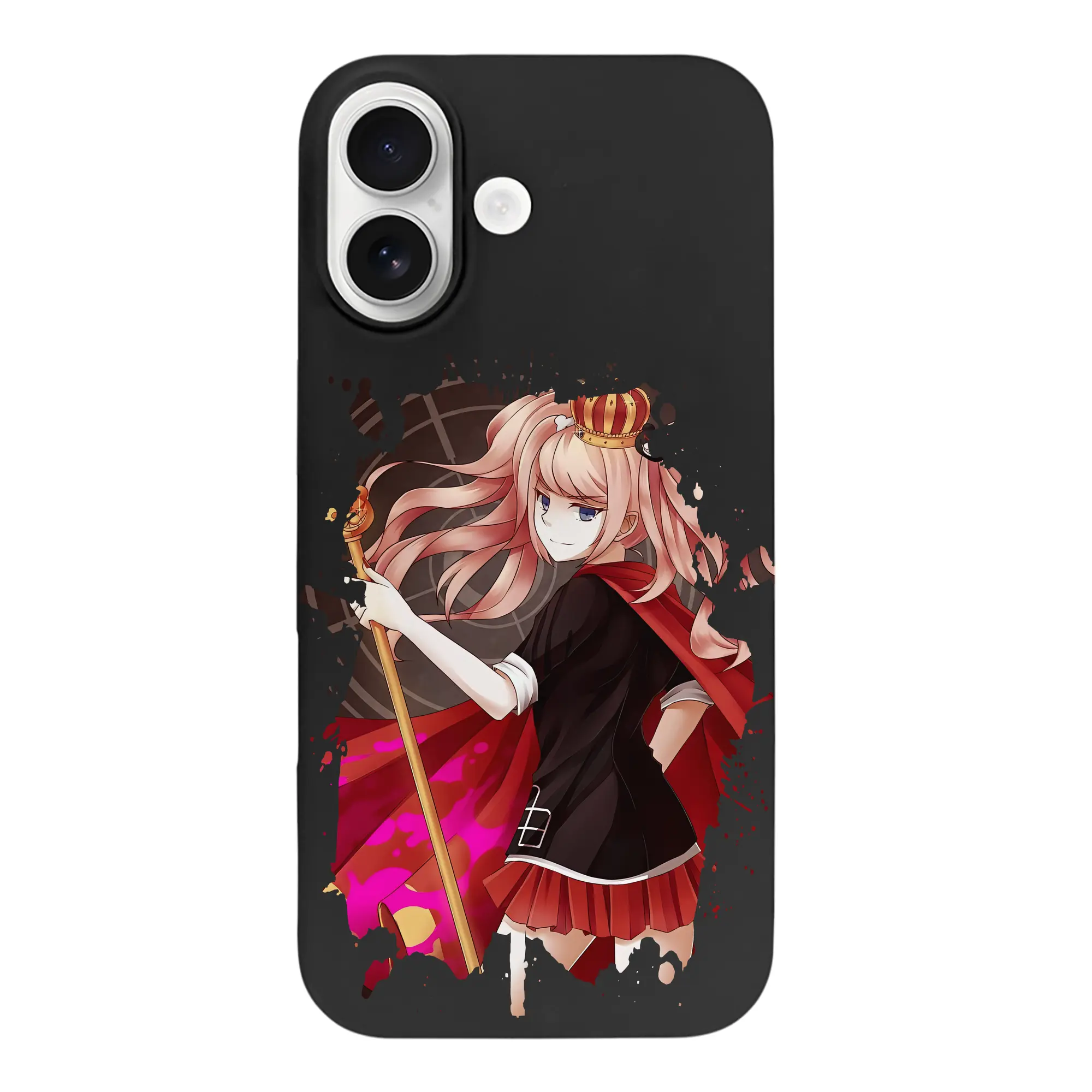 ダンガンロンパ グッズ,江ノ島盾子 - iPhone 17 シリーズ シリコンケース 薄型 耐衝撃 指紋防止 ソフトタッチカバー 精密フィット 傷防止 保護ケース iPhone 17/17 Air/17 Pro/17 Pro Max 対応